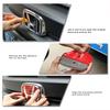 Car Mirror surface Logo Front Grille Trunk Steering Wheel Decoration Accessories For 2006-2019Honda Civic 8th 9th 9.5th 10th Gen aju256