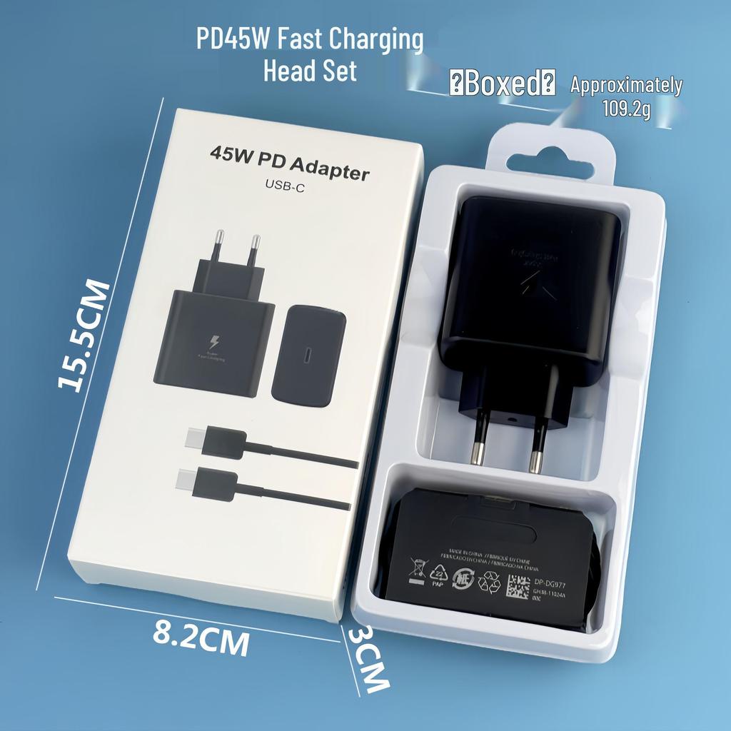 45W EU Charger for Samsung Phone, US/UK Spec, Super Fast Charging