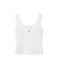 LOTSYOU Lotsyou_Basic Deep Sleeveless White