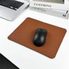 High-Quality White PU Leather Mouse Pad: Dirt-Resistant, Printable, and Round Design