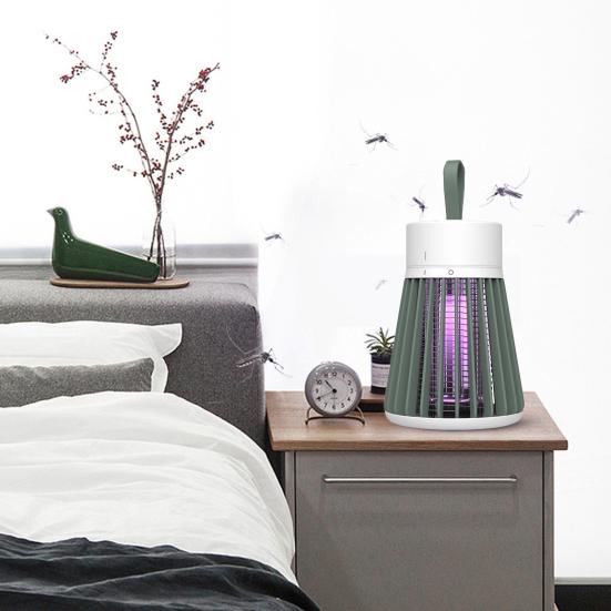 Mosquito Killing Lamp Electric Insect Extermination Device 6 Hours Battery Life USB Charging Camping Tent Fly Killing Trap