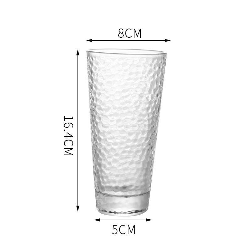 300ml/320ml/330ml/420ml Kreatives Barzubehör Luxuriöses Cocktailglas Gehämmertes Wasserglas Haushaltsmilchbecher Teetasse Klassisches Whiskeyglas