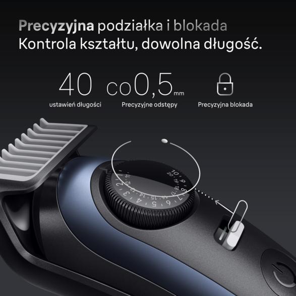 Braun BT7540 Trimmer, Navy & Black