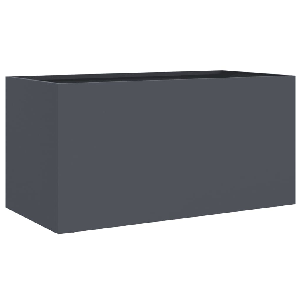 Plant Pot Anthracite 62 x 30 x 29 cm Steel