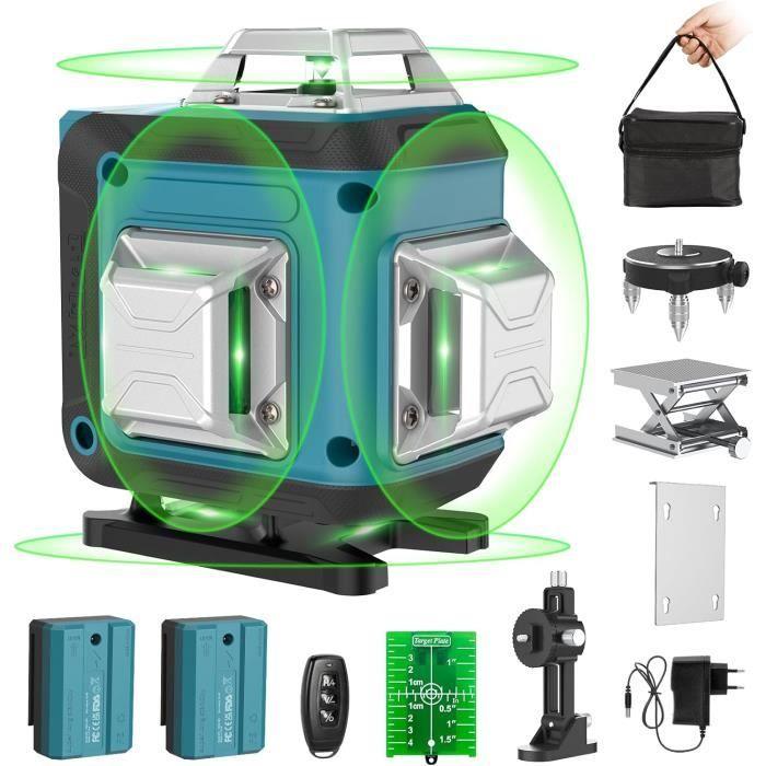 Niveau Laser - Bogseth - 4x360° - Autonivelant - Sans Fil - Mode Manuel