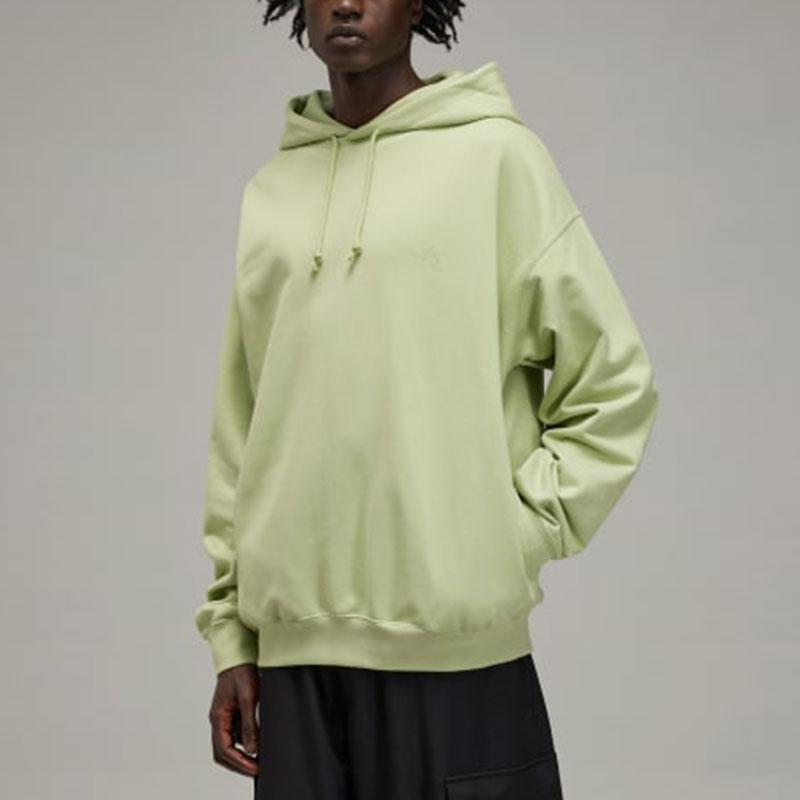 Y-3 Solid Color Hooded Pullover Sweatshirt Unisex sweatshirts Magical-Lime JM7864