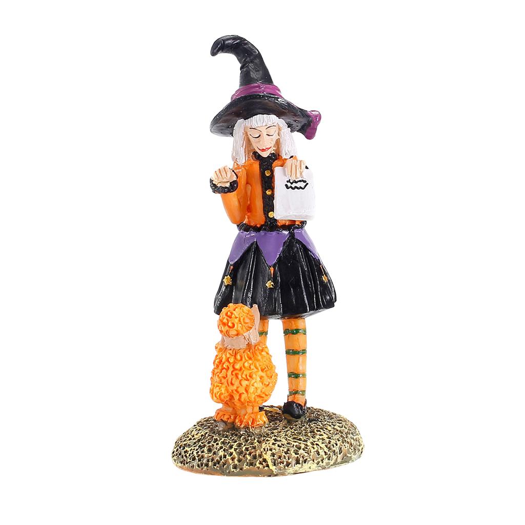 Witch Dolls Bewitching Figure Handmade Figure Halloween Witch Doll Bedroom Desktop Doll Decoration Christmas Ornament Fancy