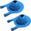 2Pcs Blue Toilet Flapper Replacement Compatible with Gerber 99-788 3 Inch Toilet