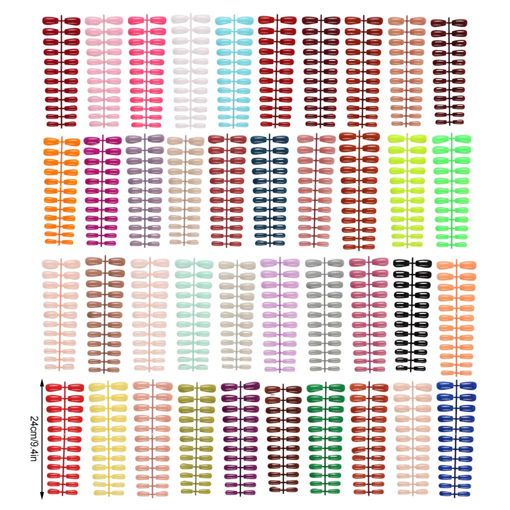 Punte Unghie Finte ple Stile Decorazioni Nail Art Accessorio Decorativo Moda