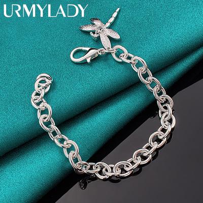 925 Ayar Gümüş Yusufçuk Zirkon Kolye Bilezik Kadınlar Için Düğün Nişan Moda Takı