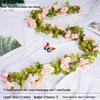 Artificial Rose Vine Floral Ceiling Decor