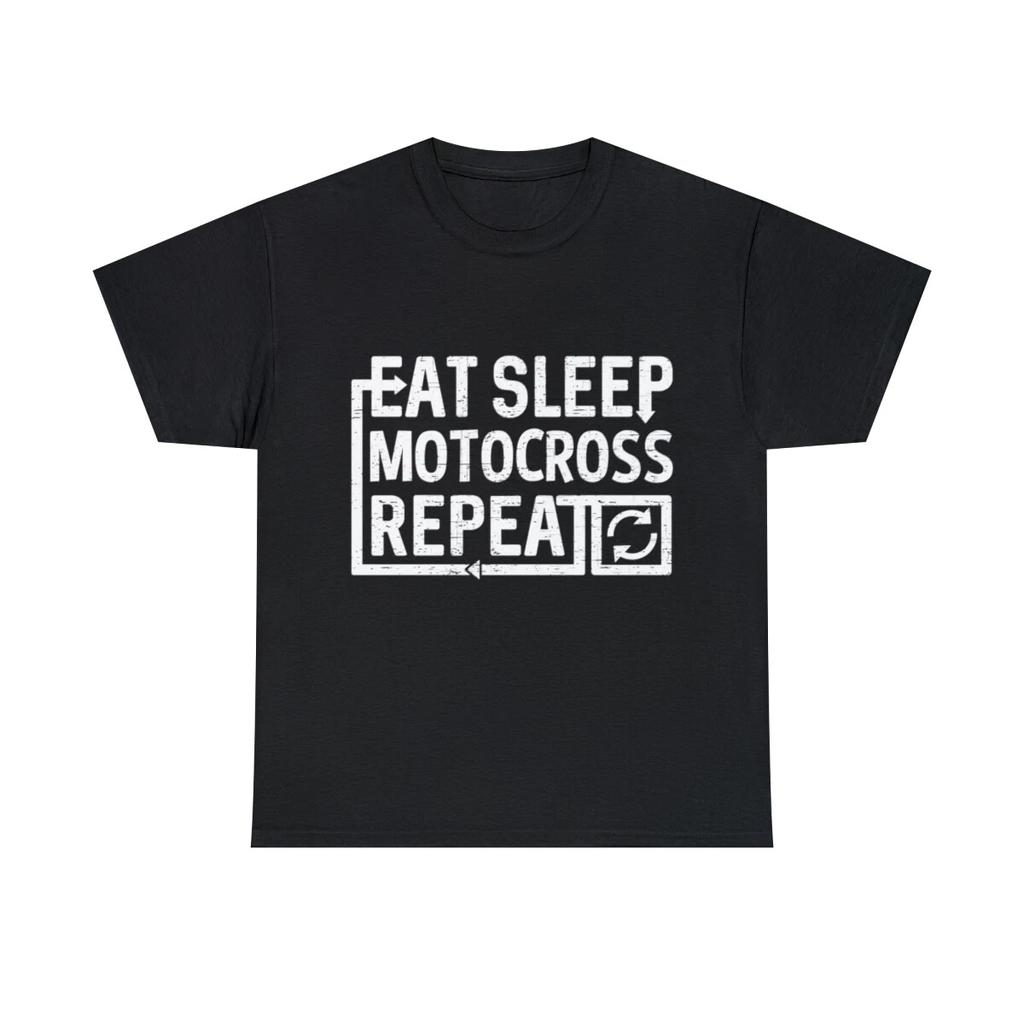 Eat Sleep Motocross Graphic Tee Shirt, S-5XL