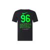 Nike Dri-FIT Alphanumeric Print Basketball Short Sleeve T-Shirt Men Tops Black FD0053-010