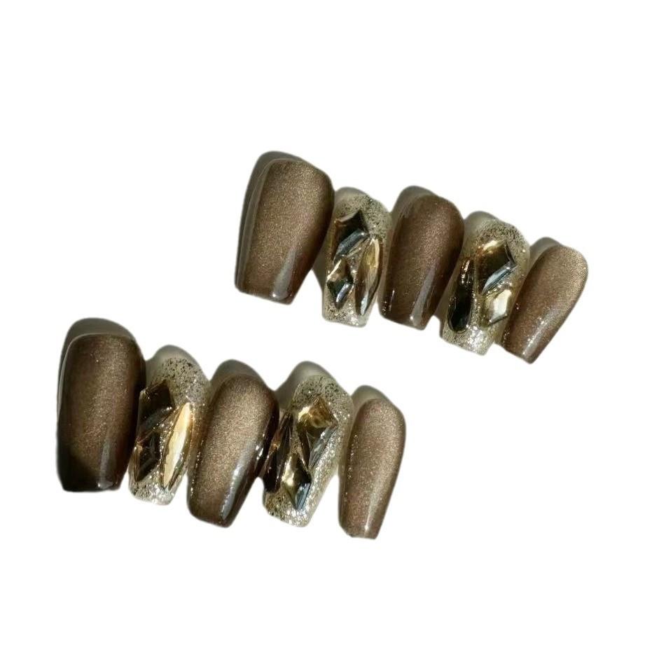 Nail Handmade Wear Fashion Casual Simple Exquisite Classic Nail Patch Style