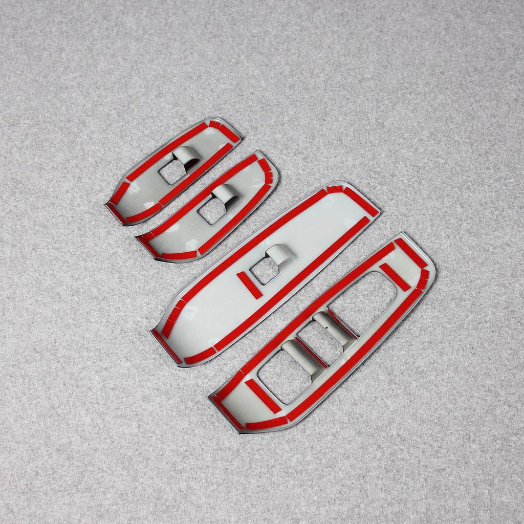 Ruiq Interior Door Window Button Switch Panel Cover Garnish for the New Nissan Note Designed for Nissan NOTE E13, E-Power (Black)