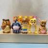 10Pcs Figure Model Winnie Pooh Bear Tigger Piglet Action Mini PVC Cartoon Ornament Miniature for Gift