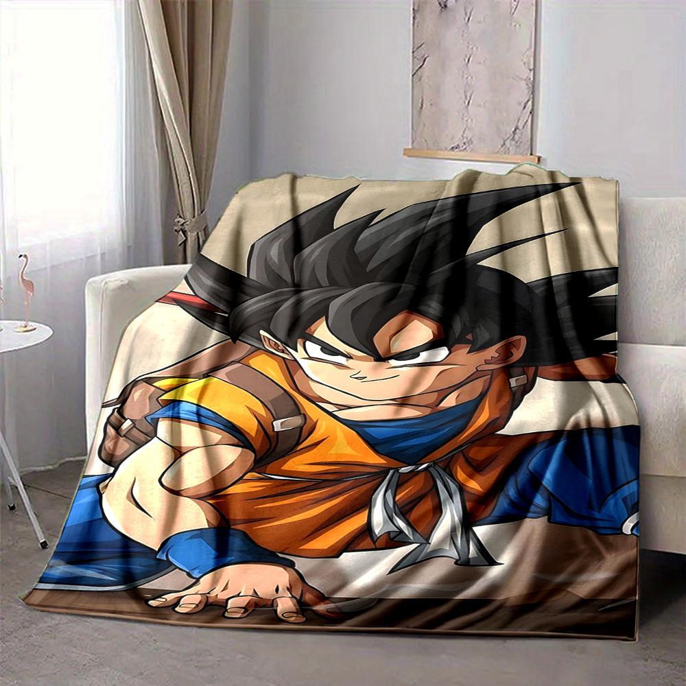 1 Stück Saiyan, Krieger Flanelldecke [Gemütliche Überwurfdecke] Für Sofa, Bett, Reisen, Camping, Wohnzimmer, Büro, Couch, Stuhl Und Bett
