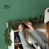 DIY Christmas Floral Arrangements 4/6FT Artificial Cedar Garland, Real Touch Pine Garland Decoration, Faux Winter Wreath, Realistic Cypress with Cones