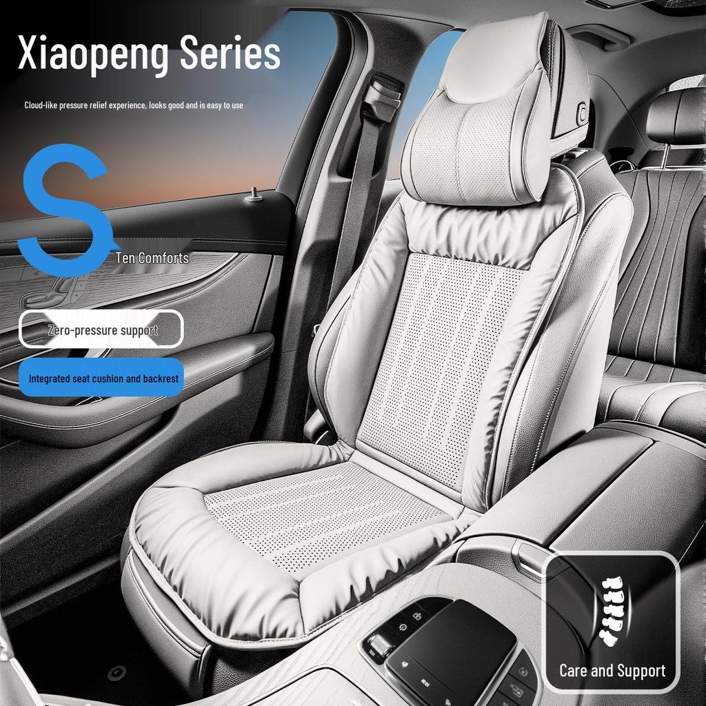 Xiaopeng Motors Seat Cushion & Backrest for P7/P5/G3/G9/G6X9/MONAM03 - All-Season Breathable