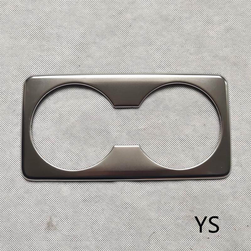 Rear Seat Water Cup Interior Accessorie Metal Cover Trim for Mazda Cx30 Cx 30 Cx-30 Car Styling Sticker Accesorioes