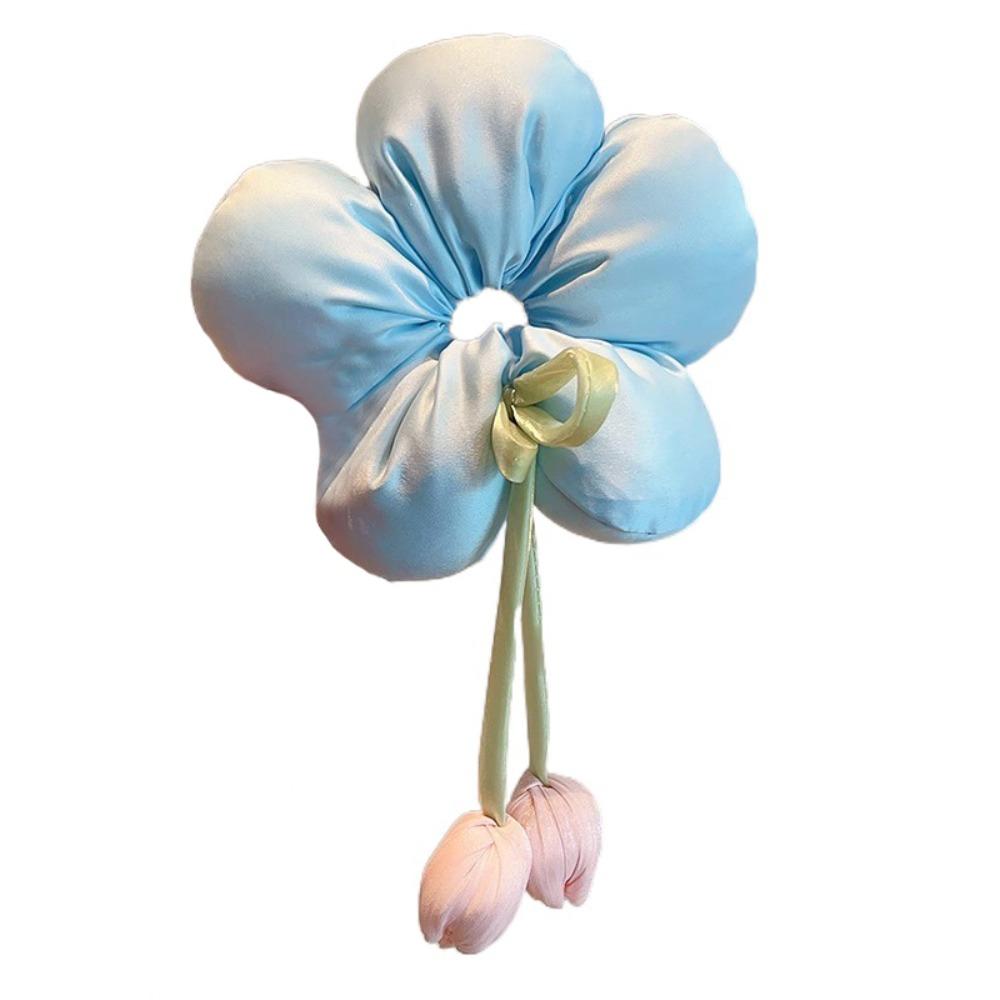 Elastisches Tulpenblumen Haarband Schleife Floral Kopfband Mode Haargummi Frauen Mädchen