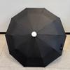 Ergonomic Handle Folding Umbrella Wind-Resistant Anti-UV Umbrella Portable Car Umbrella