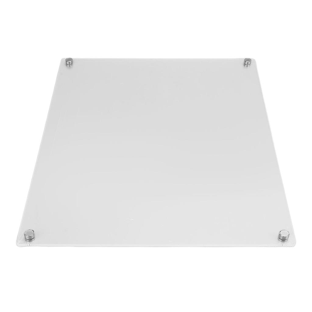 Acrylic Magnetic Dry Erase Board Calendar for Fridge Reusable Clear Planner with 6 Markers 15.7in X