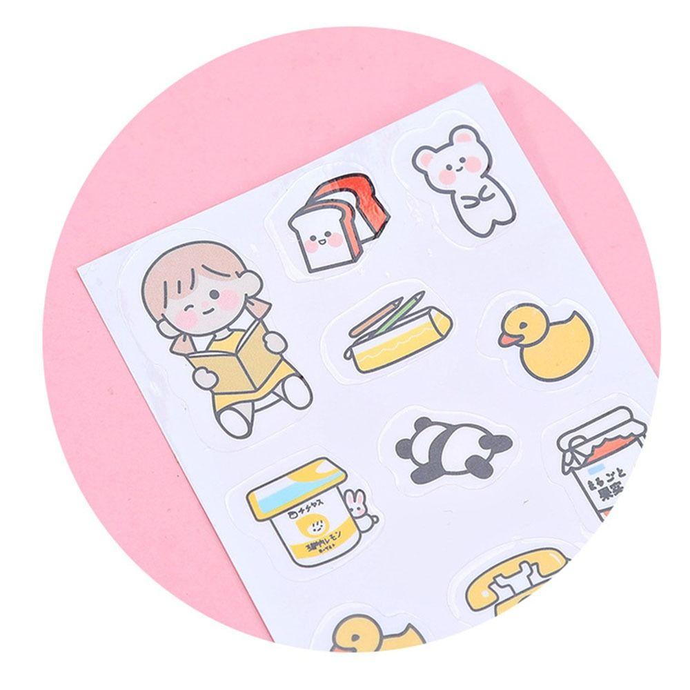Creative Diary Stickers Cartoon Stickers Water Cup Accessories Mobile Phone Sticker