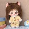 20cm Kawaii Plush Cotton Doll Idol Stuffed Star Figure Toys Signs Anime Magician Glasses Fat Body Doll Can Change Clothes Gifts
