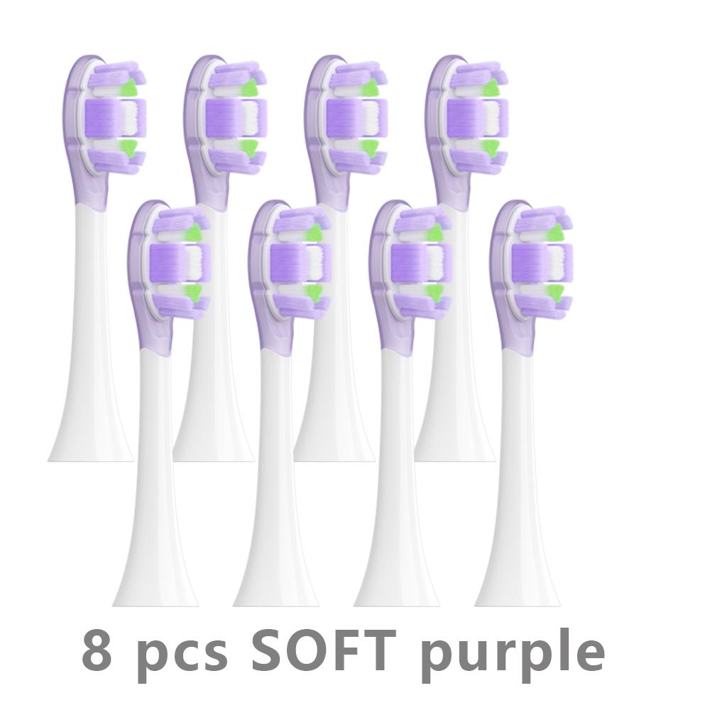 4/8 Pièces Têtes de Brosse de Rechange pour Brosse à Dents Électrique Sonique XIAOMI MIJIA MES609/610 Pro Emballage Scellé