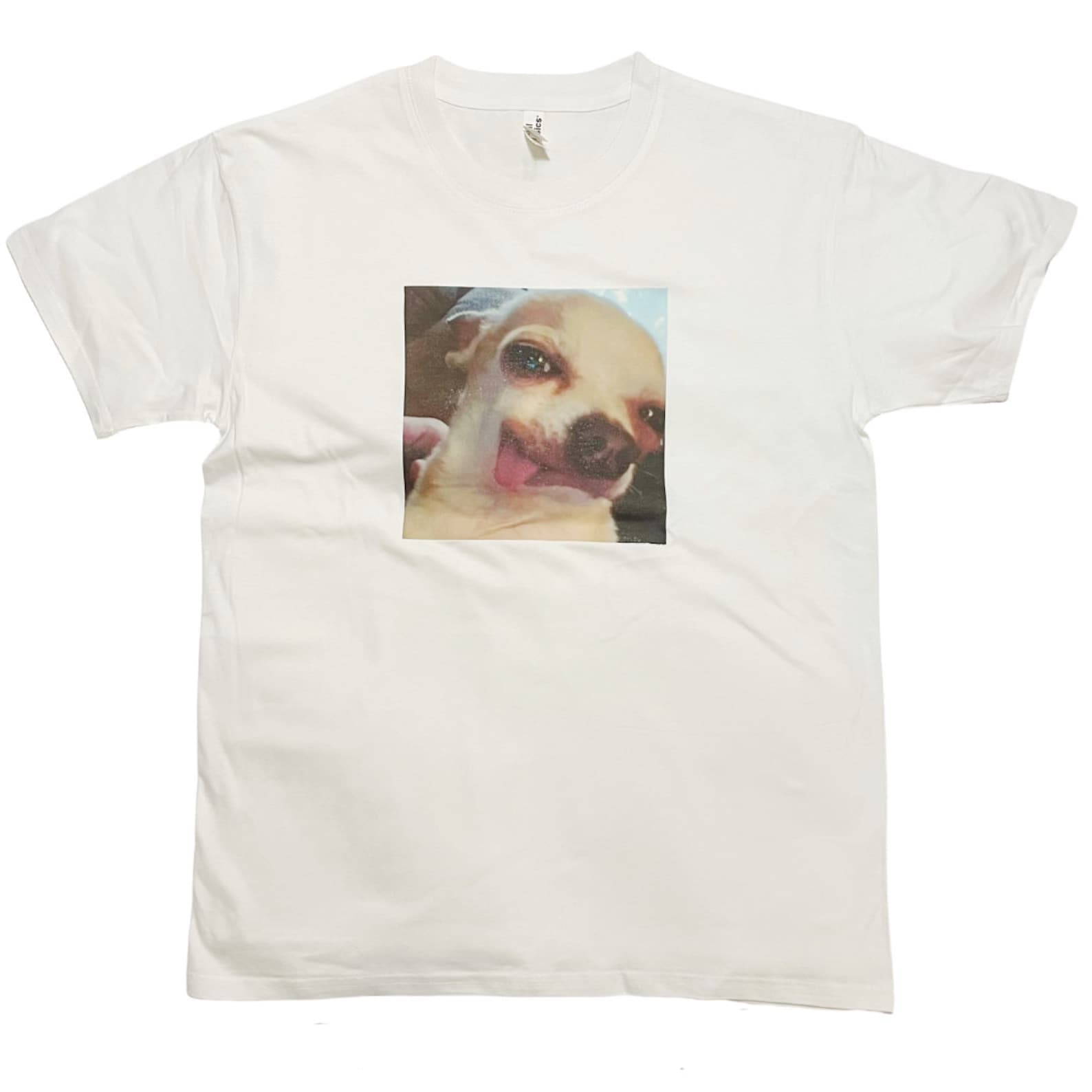 Funny Dog Tongue Meme T-Shirt S