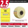 2 Sets Furniture Wheels Sliding Swivel Trolley Castor 1.5/2/2.5/3/4/5Inch Caster For Cart Industrial Move Chair Replacement