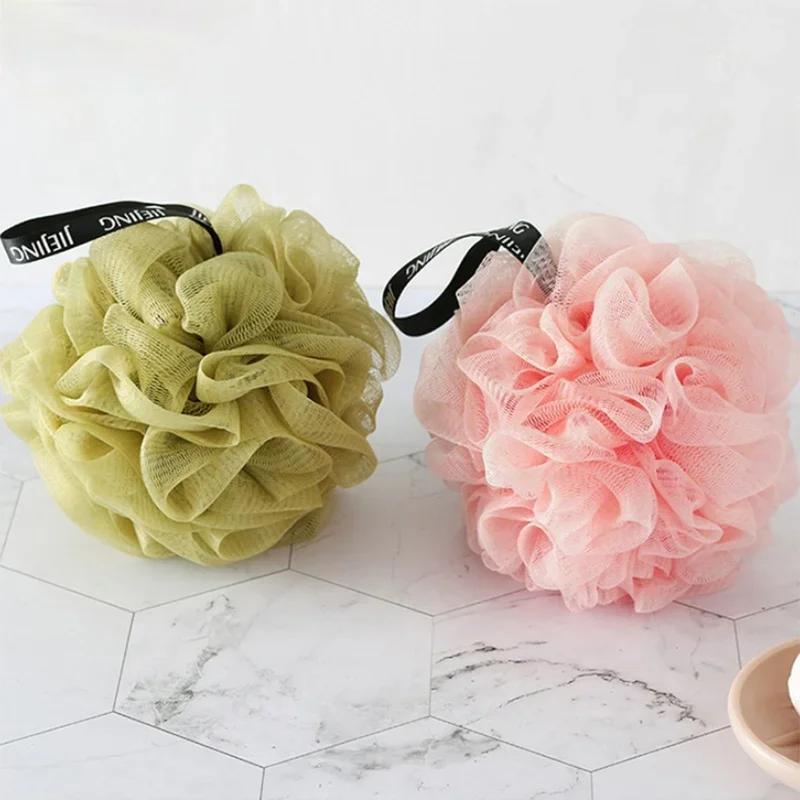 Weiche Mesh Bad Schwamm Bälle Nylon Reinigung Pinsel Dusche Puff Körper Reiniger Peeling Wäscher Bad Ball Badezimmer Lieferungen