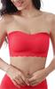 Large Size Removable Tube Top Full Cup 8L [JANJAM] Women's Innerwear, Bra, Underwear, Straps, 2-way, Bra, Bra, Non-wired, Red,