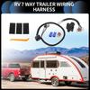 INFINAUTO Vehicle Trailer Wiring Harness with Relay Harness for Nissan Frontier Black 1 Set 2005-2022, Plastic,