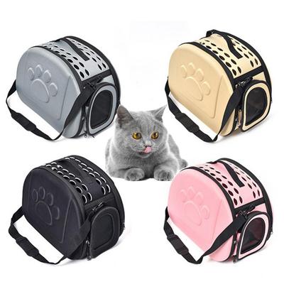 1 Stk. Reise-Haustiertasche Katze Blume Tragetaschen Atmungsaktiv Rosa Faltbar Kleine Hunde Outdoor Umhängetasche Faltbare Katzen Trage