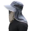 Neue Herren- und Damen-Outdoor-Sonnenhüte, Nackenschutz, Teufelshüte, Sonnenschutz-UV-Schutz-Bucket-Hüte, Schals, Gesichtsschutzhüte, Gesicht