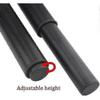 (25-42cm, Black) Set of 4 Strong Adjustable Metal Furniture legs-YuJia