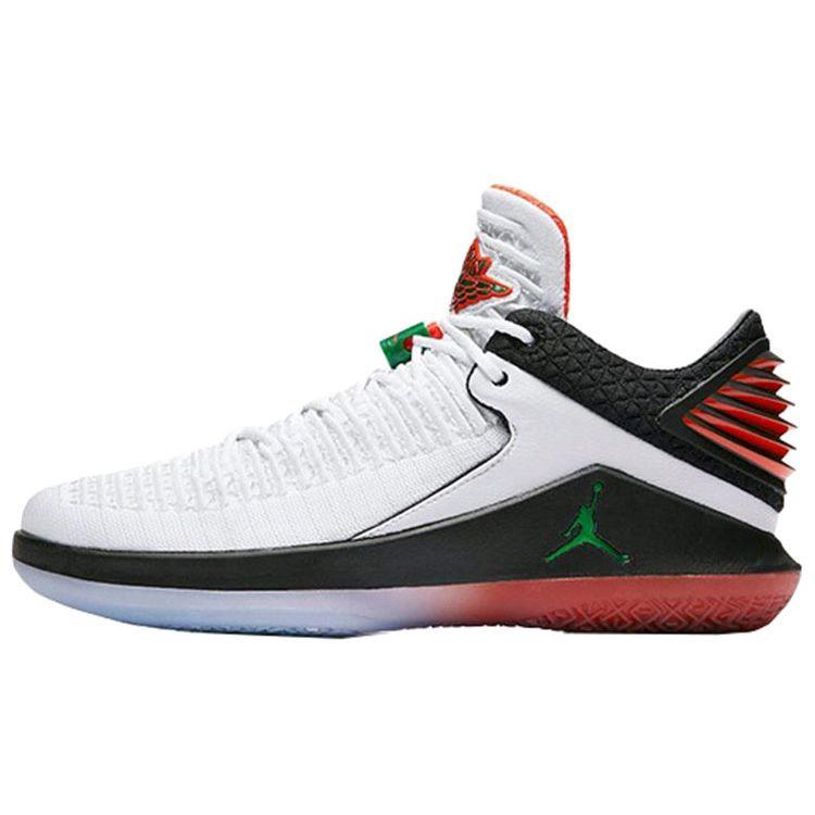 

Мужские кроссовки Air Jordan 32 Low White Pine-Green-Black AA1256-100