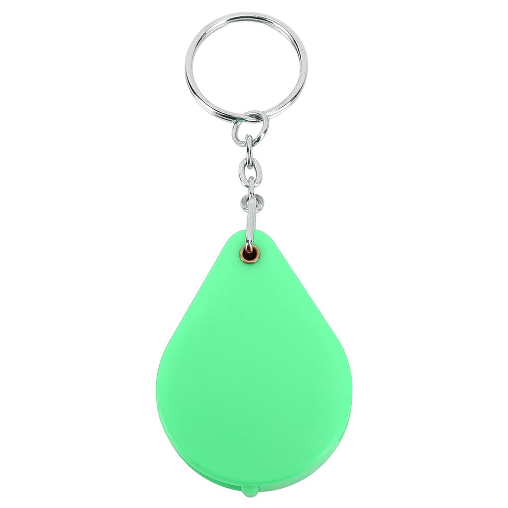 Magnifier Keychain 10X Magnification Foldable Portable Mini Magnifying Glass with Key for Outdoor Reading Magnifier