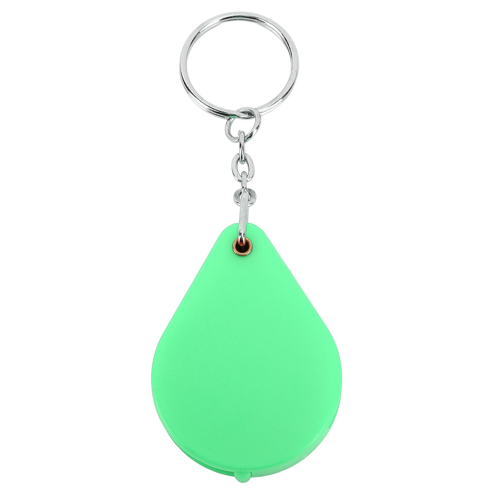 

Magnifier Keychain 10X Magnification Foldable Portable Mini Magnifying Glass with Key for Outdoor Reading Magnifier зелений