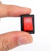 Mini Rocker Switch SPST Black and Red Snap in Switches Button AC 250V 3A / 125V 6A 2 Pin I/O 21*15mm on-off Switch Rocker