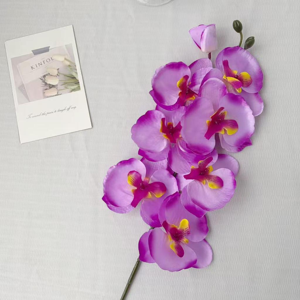 Autumn Phalaenopsis Faux Flowers for Weddings & Home Decor