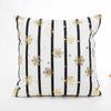 Merry Christmas Letter Snowflake Pillow Case Cushion Cover Home Sofa Decor Soft