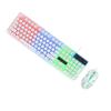 Colorful LED Backlit Keyboard and Mouse Combo Gaming Wired Keyboard USB Keyboards with Gaming Mouse White