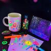 1/8Cs Student Children Creative Painting Fluorescent Marker Pen Colorful Luminous Pen Human Face Paint Pen