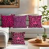Kissenbezug mit rosa Leopardenmuster, geeignet für Zuhause, Schlafzimmer, Auto, Büro, Wohnzimmer, Sofa usw.