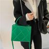 Minimalist Pu Square Tote Bag With Zipper Closure For Daily Use