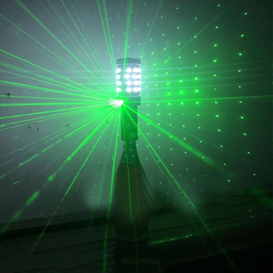 Thrisdar Champagne firework Flashing Stick With 2 scattered laser Topper Bar Strobe Baton Champagne Wine Bottle Laser Sparkler