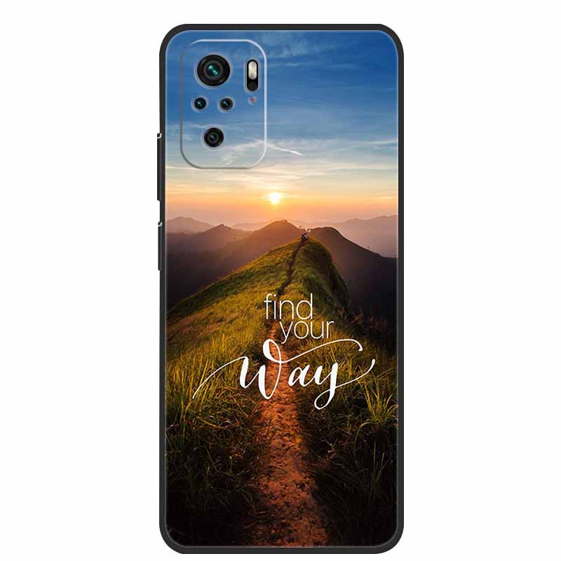 Für Xiaomi Poco M5s Hülle Luxus TPU Weiches Silikon Handy Rückseite für PocoM5s Stoßfest Blumen Niedliche Cartoon Blumen Neue Hülle